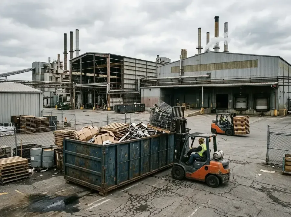industrial-factory-scrap-conta-003 — frequently asked questions, Cheap Roll-off Dumpster Rentals in Chesterfield, MO